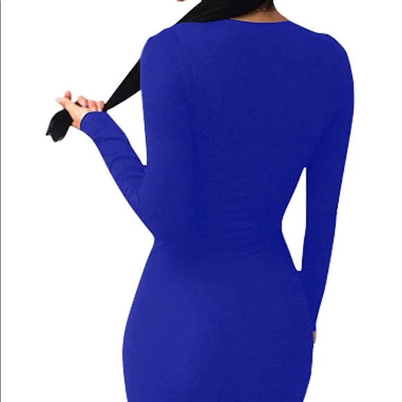 Royal blue dress - Picture 3 of 3